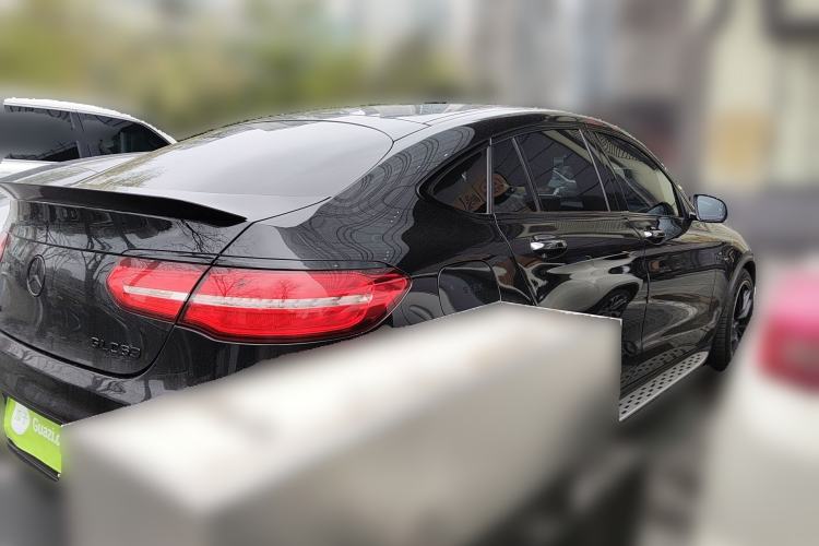 Used Mercedes-Benz GLC Coupe AMG 2018 AMG GLC 63 4MATIC+ Coupe SUV Rear Right 45 Deg