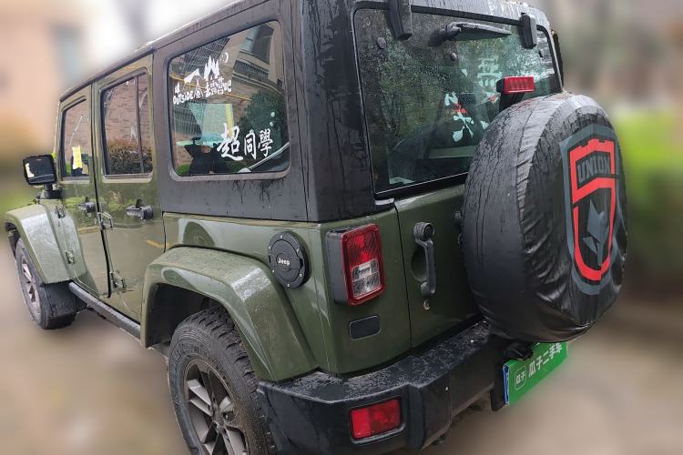 Used Jeep Wrangler 2016 3.0L Sahara 75th Anniversary Edition Rear Left 45 Deg