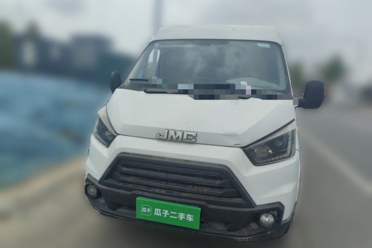 Used JMC Transit 2019 2.8T Commercial Version Long Wheelbase Mid-Roof 6-Seater Rear Single Tire China VI Emission Standard – JX493 Front