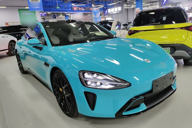 Used Xiaomi Auto SU7 2024 Four-Wheel Drive Ultra-Long Range Advanced Intelligent Driving Max Edition Front Right 45 Deg