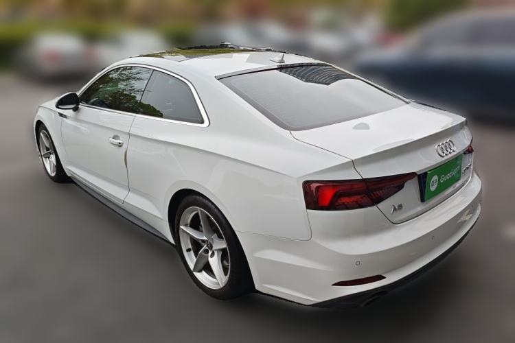 Used Audi A5 2019 Coupe 40 TFSI Fashion Edition China V Emission Standard Rear Left 45 Deg