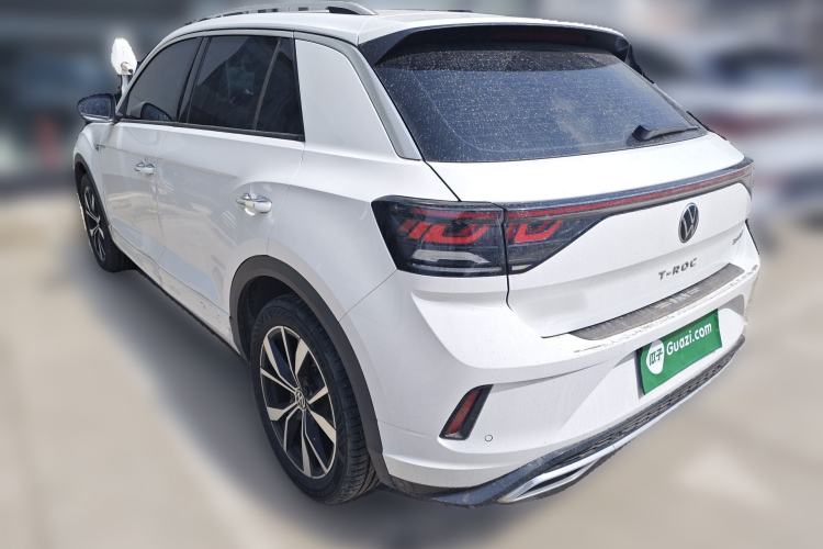 Used Volkswagen T-ROC 2023 300TSI DSG Two-Wheel-Drive Chen Guang Edition Rear Left 45 Deg