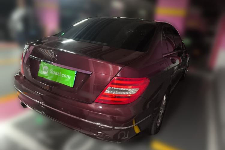 Used Mercedes-Benz C-Class 2011 C 200 CGI Elegant Model Rear Right 45 Deg