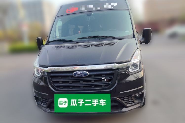 Used Ford Transit Custom 2021 2.2T Automatic Logistics Vehicle Pro Long Wheelbase 7 Seats Mid-Roof China VI Standard

