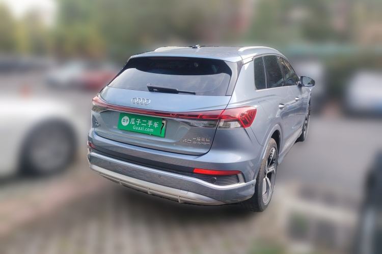 Used Audi Q4 e-tron 2023 40 e-tron Boundary Edition Rear Right 45 Deg