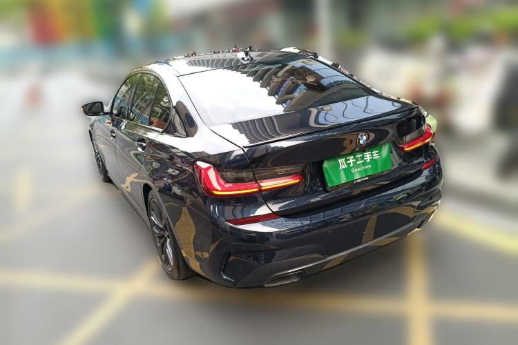 Used BMW 3 Series 2020 325i M Sport Night Edition package Rear Left 45 Deg