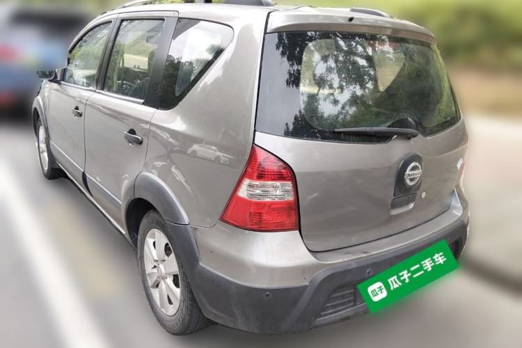 Used Nissan Livina 2010 JINRUI Edition 1.6L Automatic Standard Model Rear Left 45 Deg