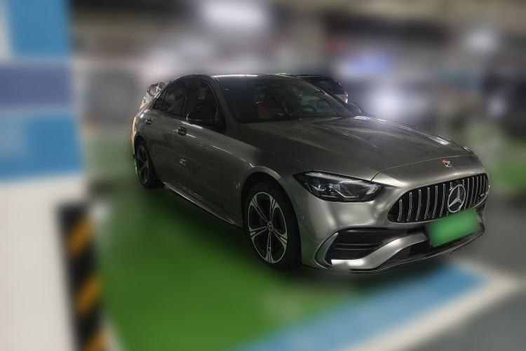 Used Mercedes-Benz C-Class 2022 C 260 L Obsidian Night Sport Edition Front Right 45 Deg