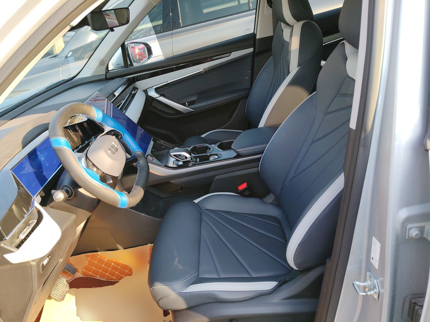 Переднее сиденье в автомобиле