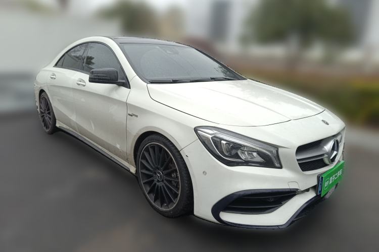 Used Mercedes-Benz CLA AMG 2017 Facelift AMG CLA 45 4MATIC Front Right 45 Deg