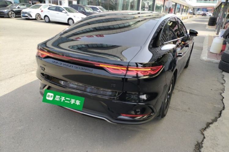 Used BYD Han 2024 DM-i Glory Edition 121KM Elite Model Rear Right 45 Deg