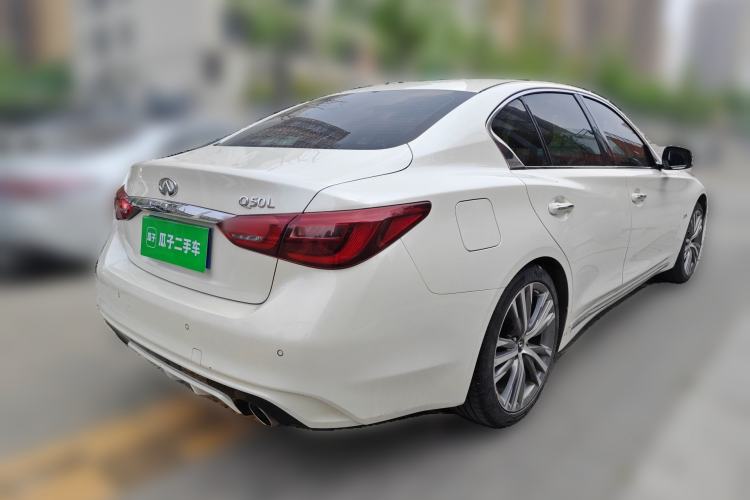 Used Infiniti Q50L 2018 2.0T Elite Sport Version China VI Standard Rear Right 45 Deg
