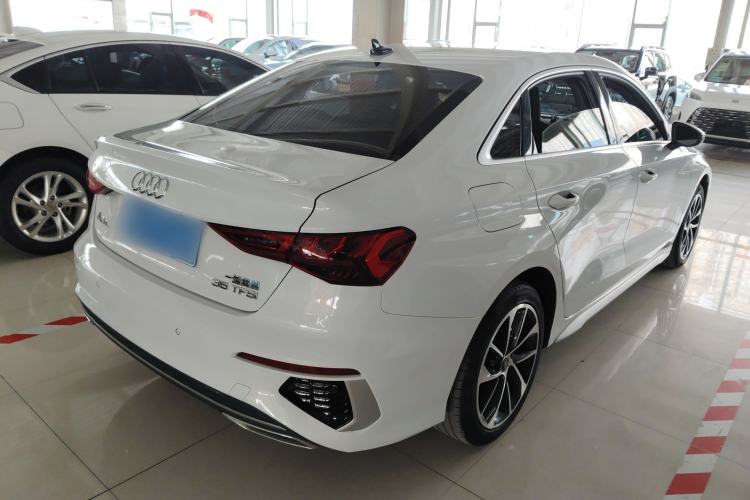 Used Audi A3 2023 Restyled A3L Limousine 35 TFSI Ambition Sport Edition Rear Right 45 Deg