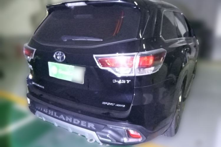 Used Toyota Highlander 2017 2.0T Four-Wheel Drive Luxury Edition 7 Seats Rear Right 45 Deg