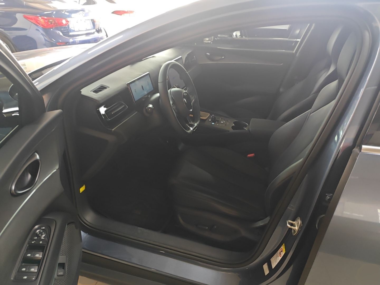 Vordere Reihe im Auto