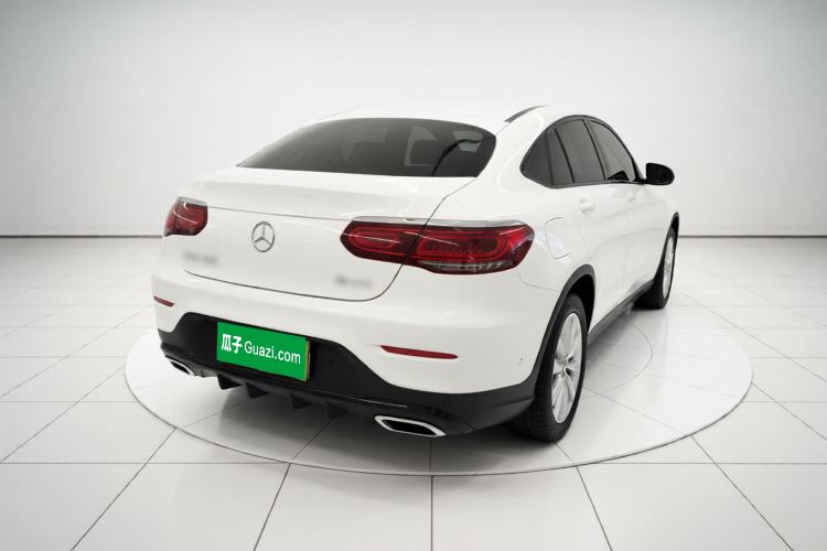 Used Mercedes-Benz GLC Coupe 2020 GLC 260 4MATIC Coupe SUV Rear Right 45 Deg
