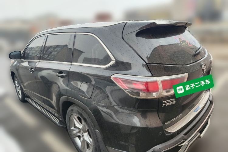 Used Toyota Highlander 2015 2.0T Four-Wheel Drive Luxury Edition 7-Seater Rear Left 45 Deg