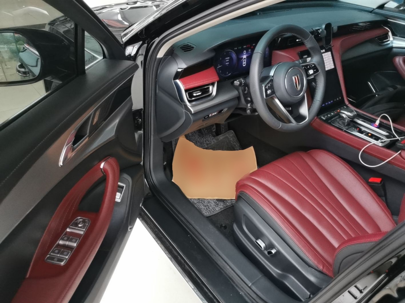 A primeira fila do carro
