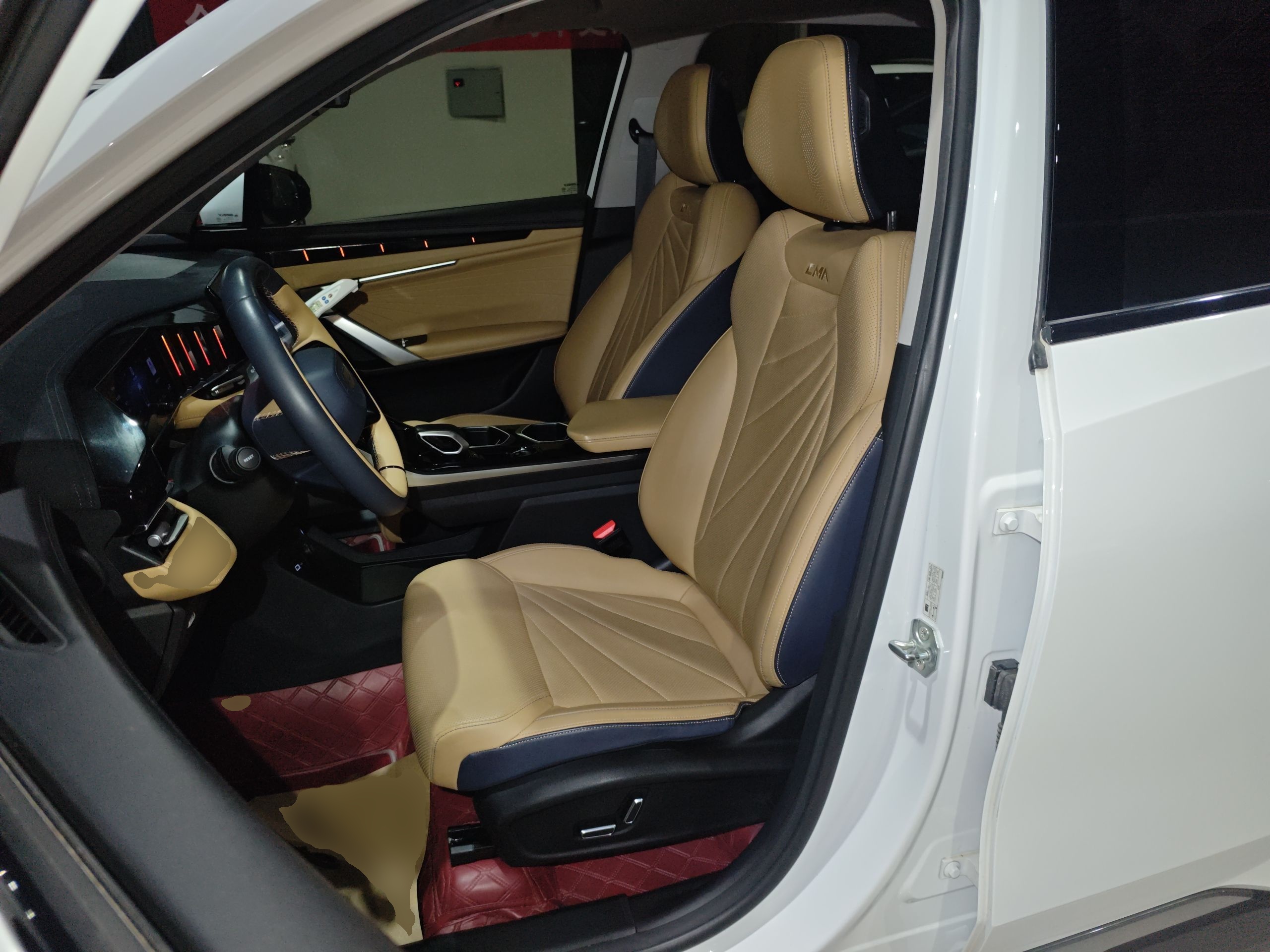 Переднее сиденье в автомобиле