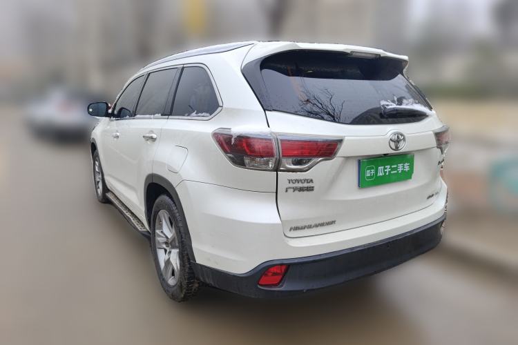 Used Toyota Highlander 2015 2.0T Four-Wheel Drive Luxury Edition 7-Seater Rear Left 45 Deg