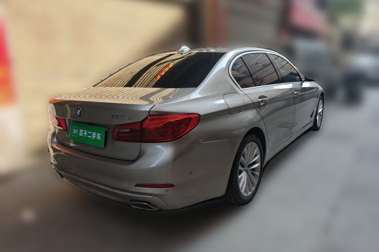 Used BMW 5 Series 2020 530Li Luxury Edition Premium Package Rear Right 45 Deg