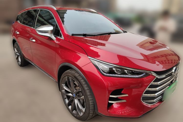 Used BYD Tang New Energy 2018 DM 2.0T All-Wheel Drive Smart Connectivity Luxury Model 7 Seats China V Emission Standard Front Right 45 Deg