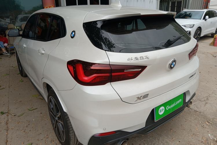 Used BMW X2 2021 sDrive25i Luxury Model with M Sport Package Rear Left 45 Deg