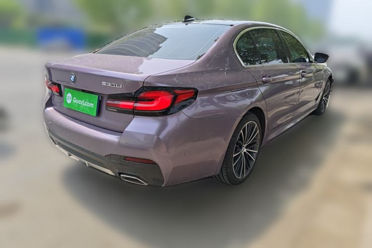 Used BMW 5 Series 2021 Facelifted 530Li Leading Edition M Sport Package Rear Right 45 Deg
