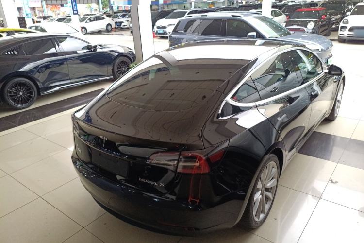 Used Tesla Model 3 2020 Refreshed Version Long-Range Rear-Wheel Drive Rear Right 45 Deg