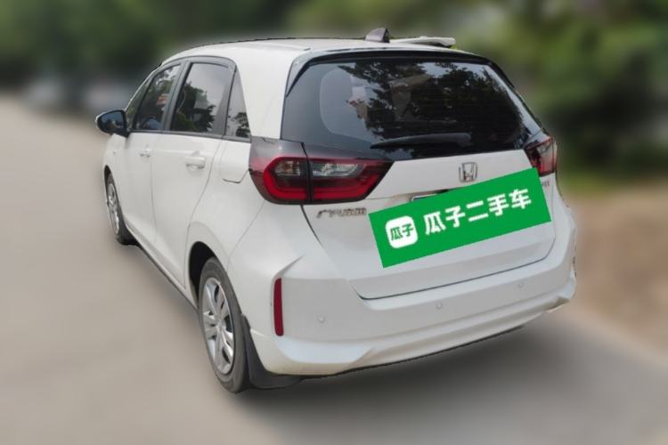 Used Honda Fit 2021 1.5L CVT Trend Edition Rear Left 45 Deg