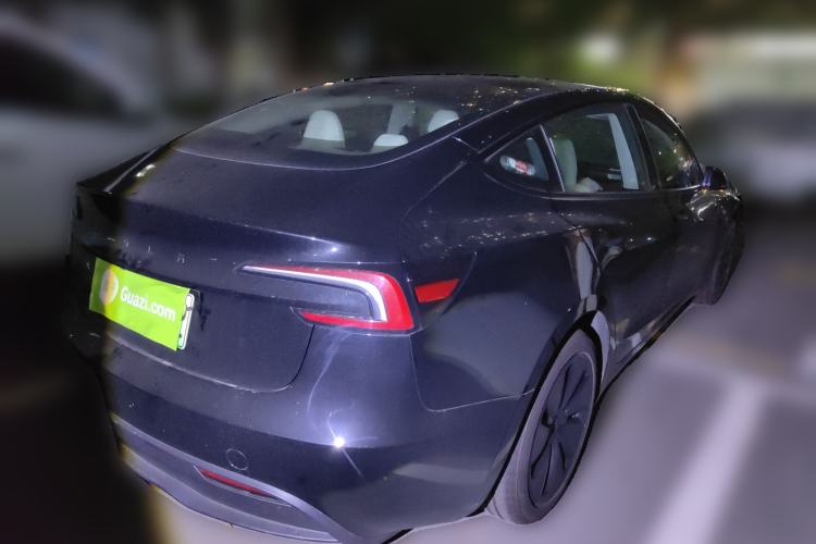 Used Tesla Model 3 2025 Model Revised Long-Range Rear-Wheel-Drive Version Rear Right 45 Deg