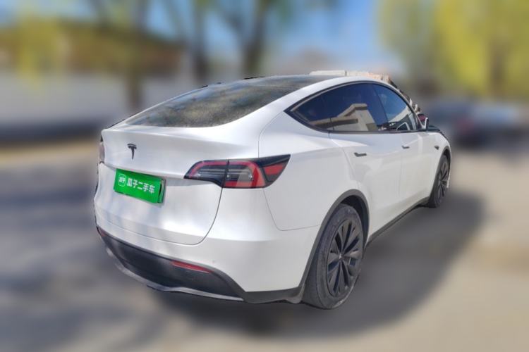 Used Tesla Model Y 2022 Revised Version Long-Range All-Wheel Drive Rear Right 45 Deg