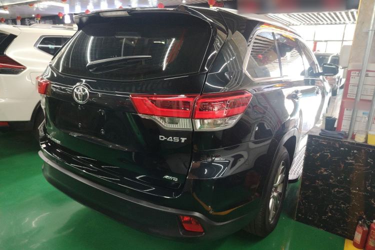 Used Toyota Highlander 2018 2.0T Four-Wheel Drive Elite Edition 7 Seats China VI Standard Rear Right 45 Deg