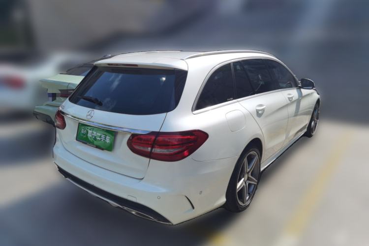 Used Mercedes-Benz C-Class 2015 C 200 station wagon Rear Right 45 Deg