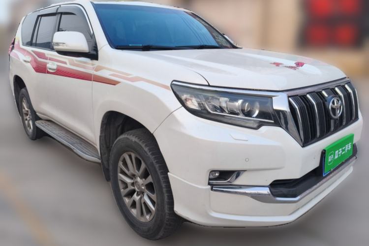 Used Toyota Prado 2019 3.5L Automatic TX-L Deluxe Edition with Rear-Mounted Spare Tire Front Right 45 Deg