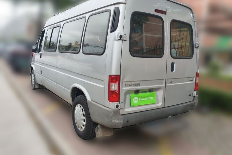 Used JMC Transit 2017 2.8T Commercial Version Long Wheelbase Mid-Roof 6/7/8-Seater JX493 Rear Left 45 Deg