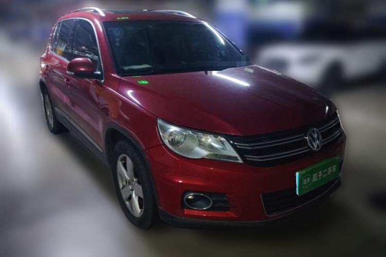 Used Volkswagen Tiguan 2012 1.8TSI Automatic All-Wheel Drive Elite Edition Front Right 45 Deg