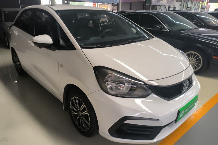 Used Honda Fit 2021 1.5L CVT Trend Edition Front Right 45 Deg