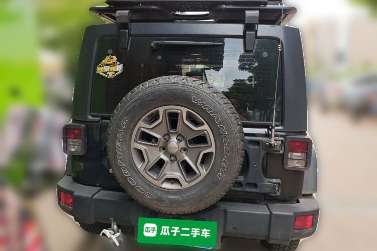 Used Jeep Wrangler 2013 3.6L Rubicon four-door model Rear