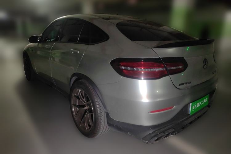 Used Mercedes-Benz GLC Coupe AMG 2017 AMG GLC 43 4MATIC Coupe SUV Rear Left 45 Deg