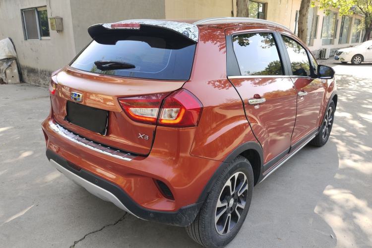 Used Geely Auto Vision X3 2017 1.5L Automatic Elite Model Rear Right 45 Deg