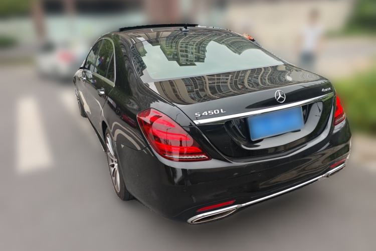 Used Mercedes-Benz S-Class 2018 S 450 L 4MATIC Rear Left 45 Deg