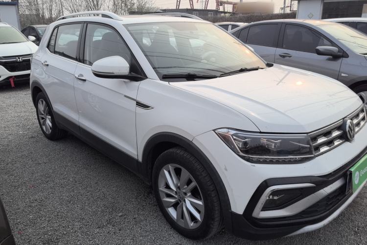 Used Volkswagen T-Cross 2019 1.5L Automatic Comfort Edition Front Right 45 Deg