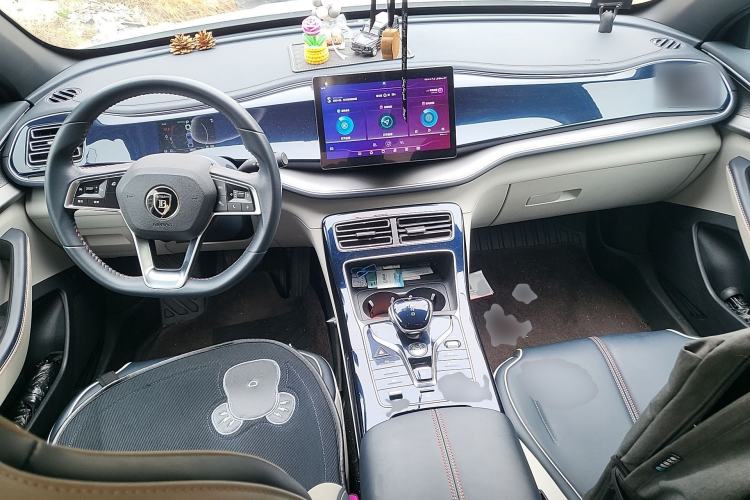 Used BYD Qin PLUS 2021 DM-i 55KM Flagship Model Center Console