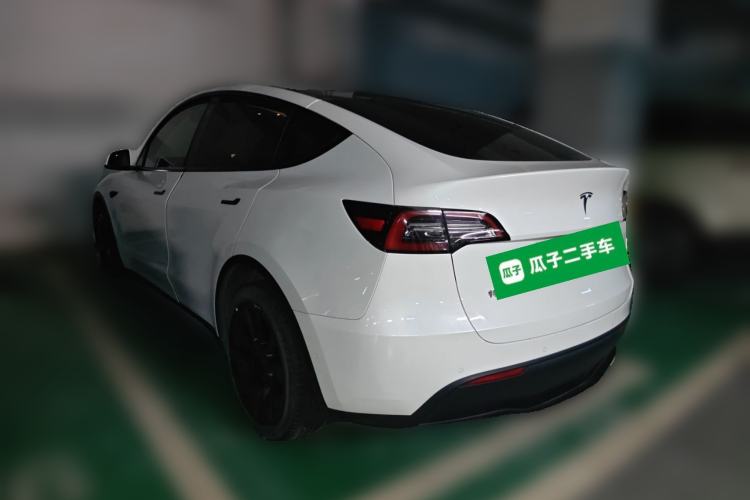 Used Tesla Model Y 2021 Long-Range All-Wheel-Drive Version 3D7 Rear Left 45 Deg