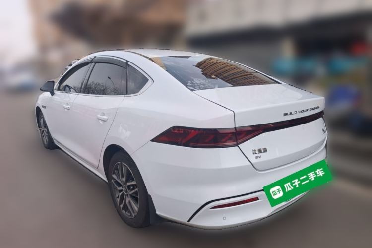 Used BYD Qin PLUS 2021 EV 500KM Premium Model Rear Left 45 Deg