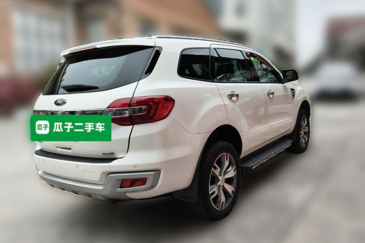 Used Ford Everest 2017 2.0T Gasoline Automatic 4x4 Flagship Edition 7 Seats Rear Right 45 Deg