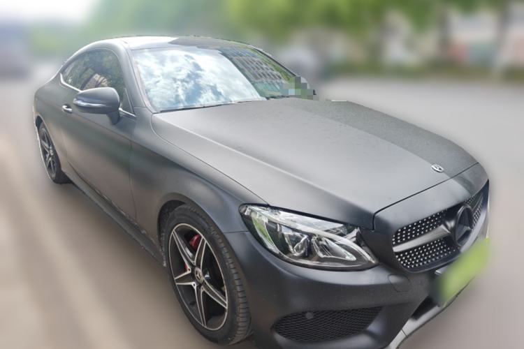 Used Mercedes-Benz C-Class 2018 C 200 Coupe Front Right 45 Deg