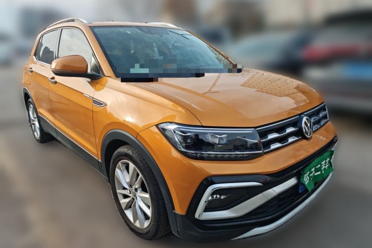 Used Volkswagen T-Cross 2019 280TSI DSG Comfort Edition Front Right 45 Deg