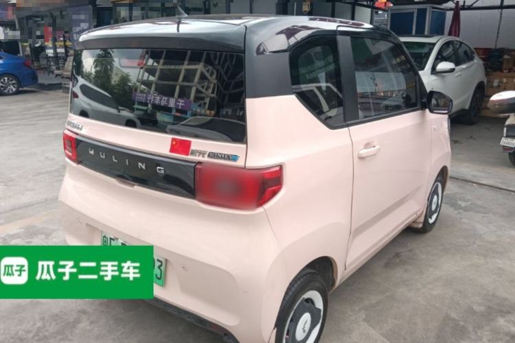 Used Wuling Hongguang MINIEV 2022 Macaron Premium Model – Lithium Ternary Battery Rear Right 45 Deg